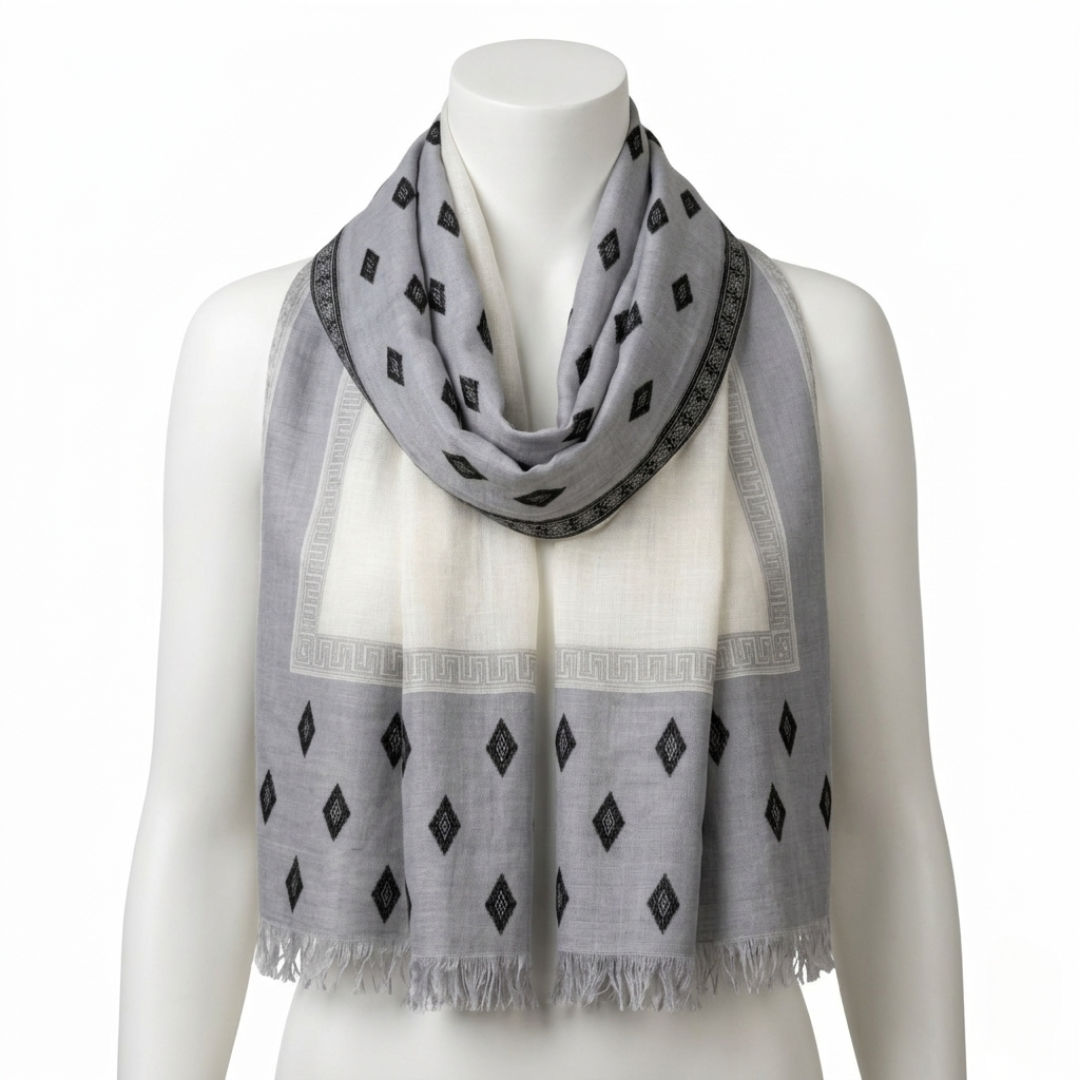 Cutwork Cotton Shawls